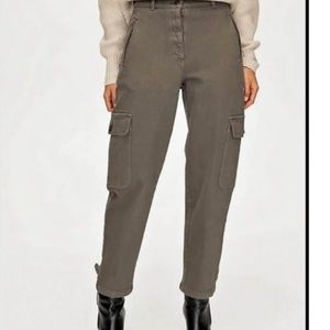 Aritzia Wilfred Modern Cargo Pants in Soot size 4